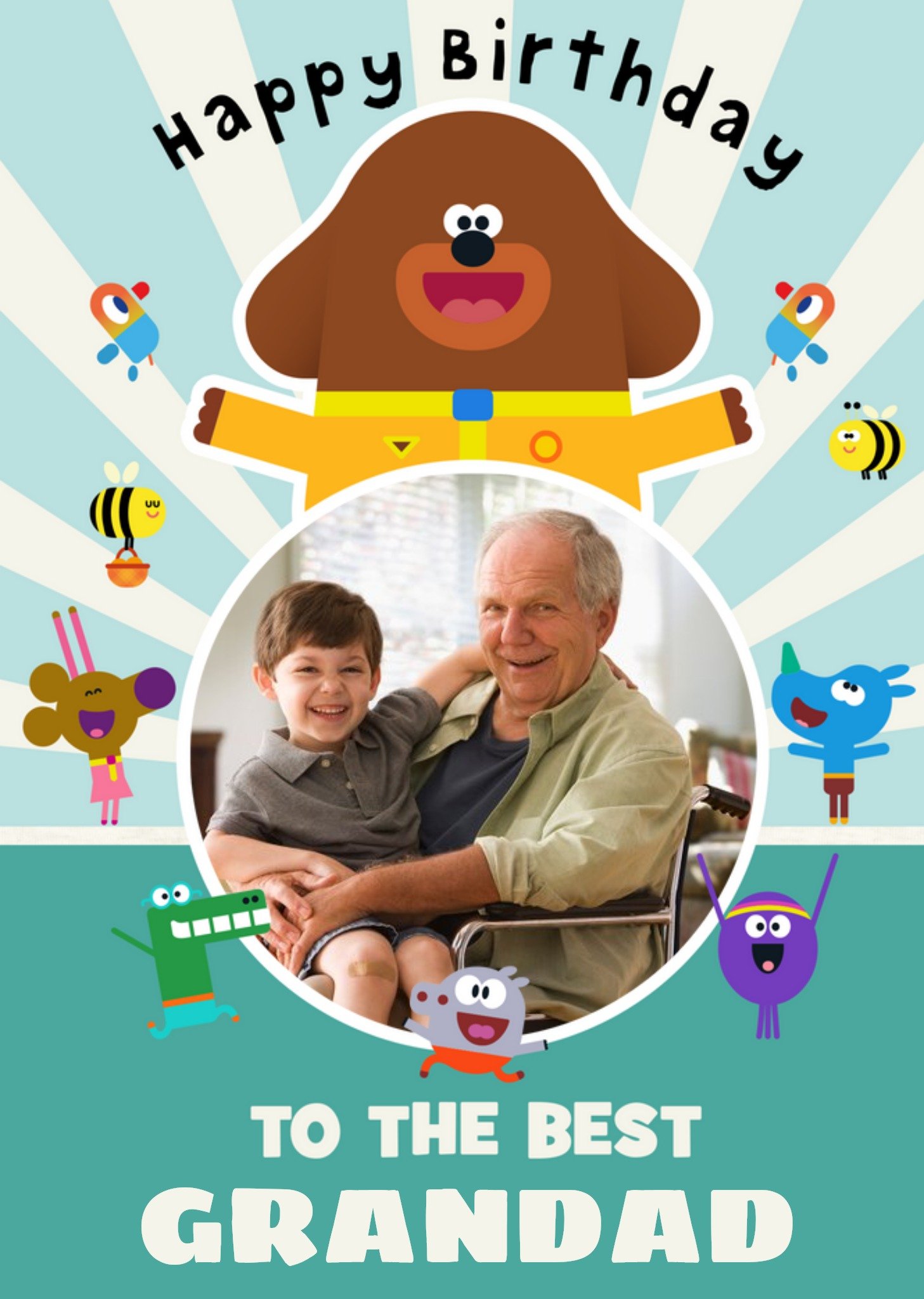 Hey Duggee Best Grandad Photo Upload Birthday Card Ecard