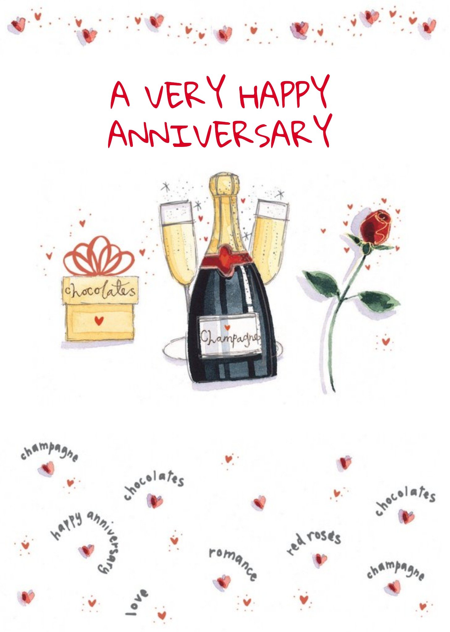 Happy Anniversary Card Postcard