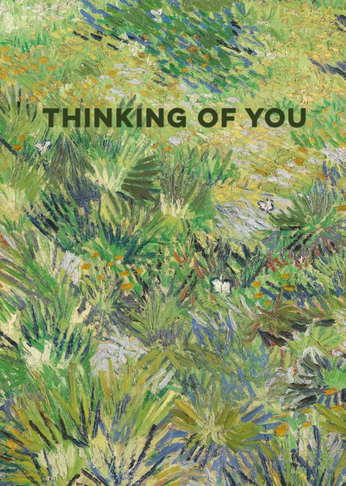The National Gallery Long Grass With Butterflies Thinking Of You Card