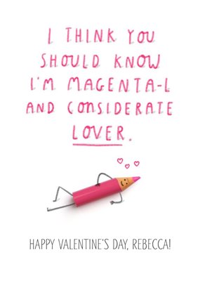 Funny I'm A Considerate Lover Valentine's Day Card