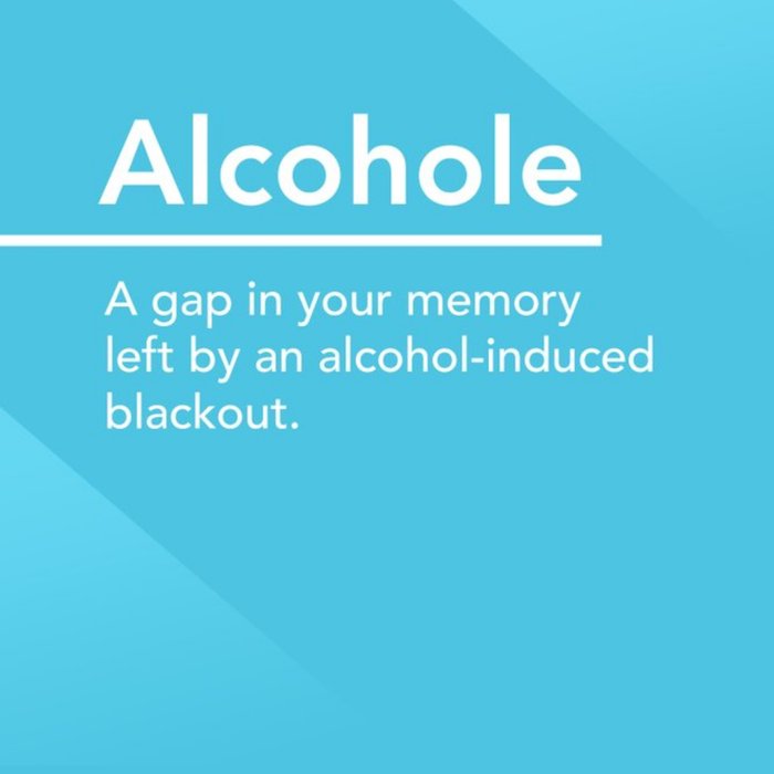 Alternative Type Alcohol Definition Definition Card