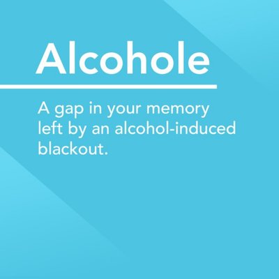 Alternative Type Alcohol Definition Definition Card