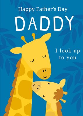 Klara Hawkins Giraffe Illustration Father's Day Card