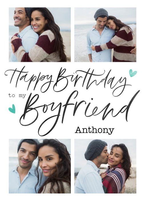 Allure Photo Upload Boyfriend Birthday Card