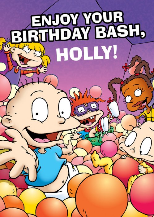 Rugrats Enjoy Your Birthday Bash Card