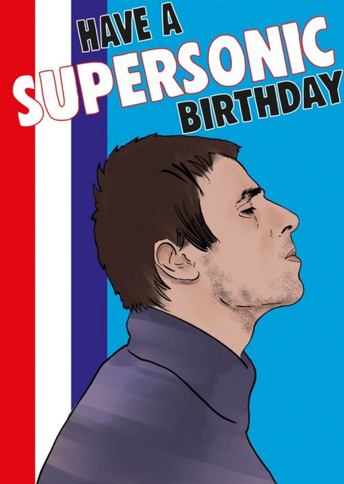 Cheeky Chops Have A Supersonic Birthday Card