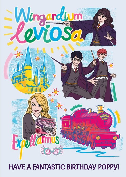 Harry Potter Wingardium Leviosa Illustrated Card