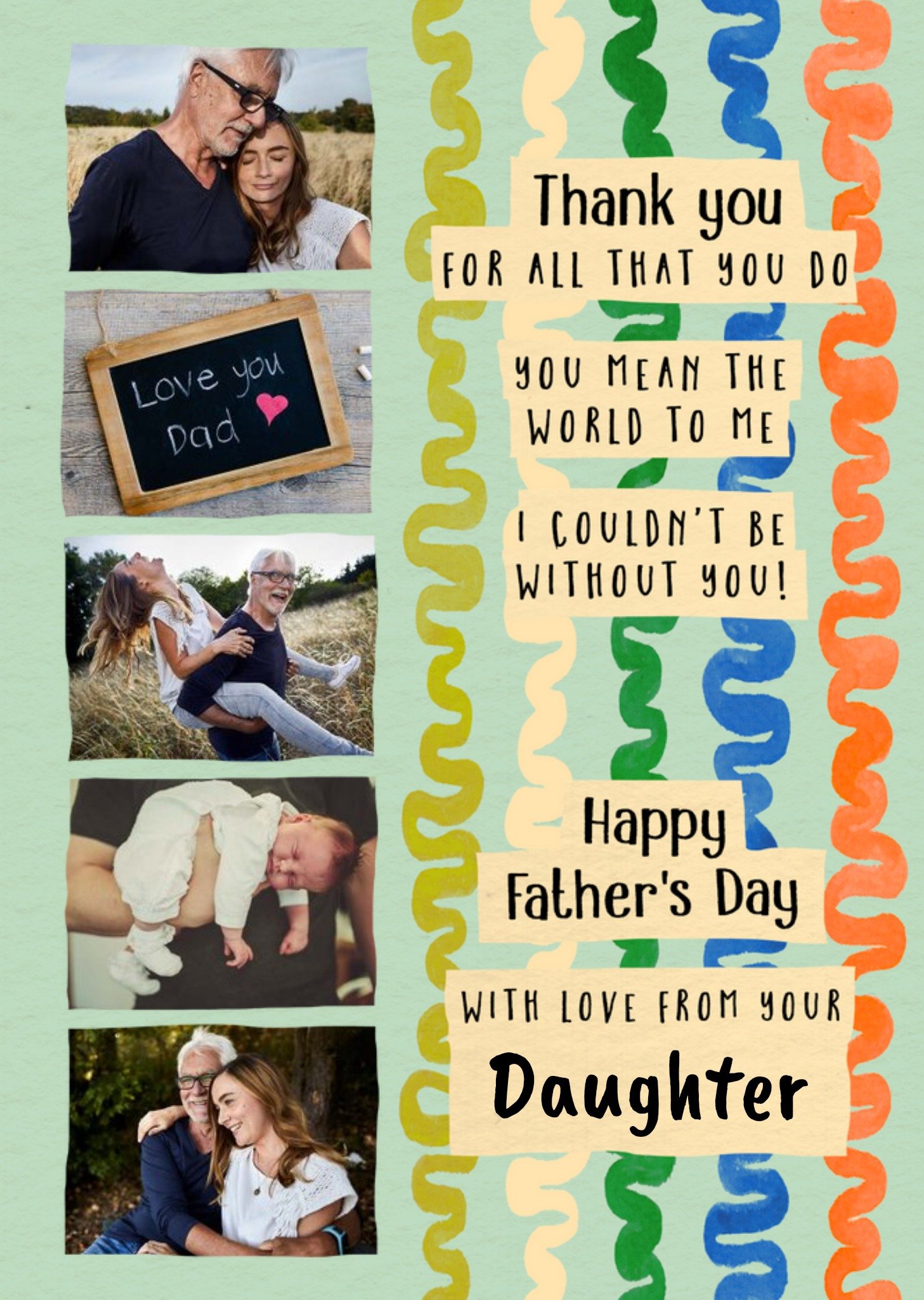 Father's Day Photo Upload Card Ecard