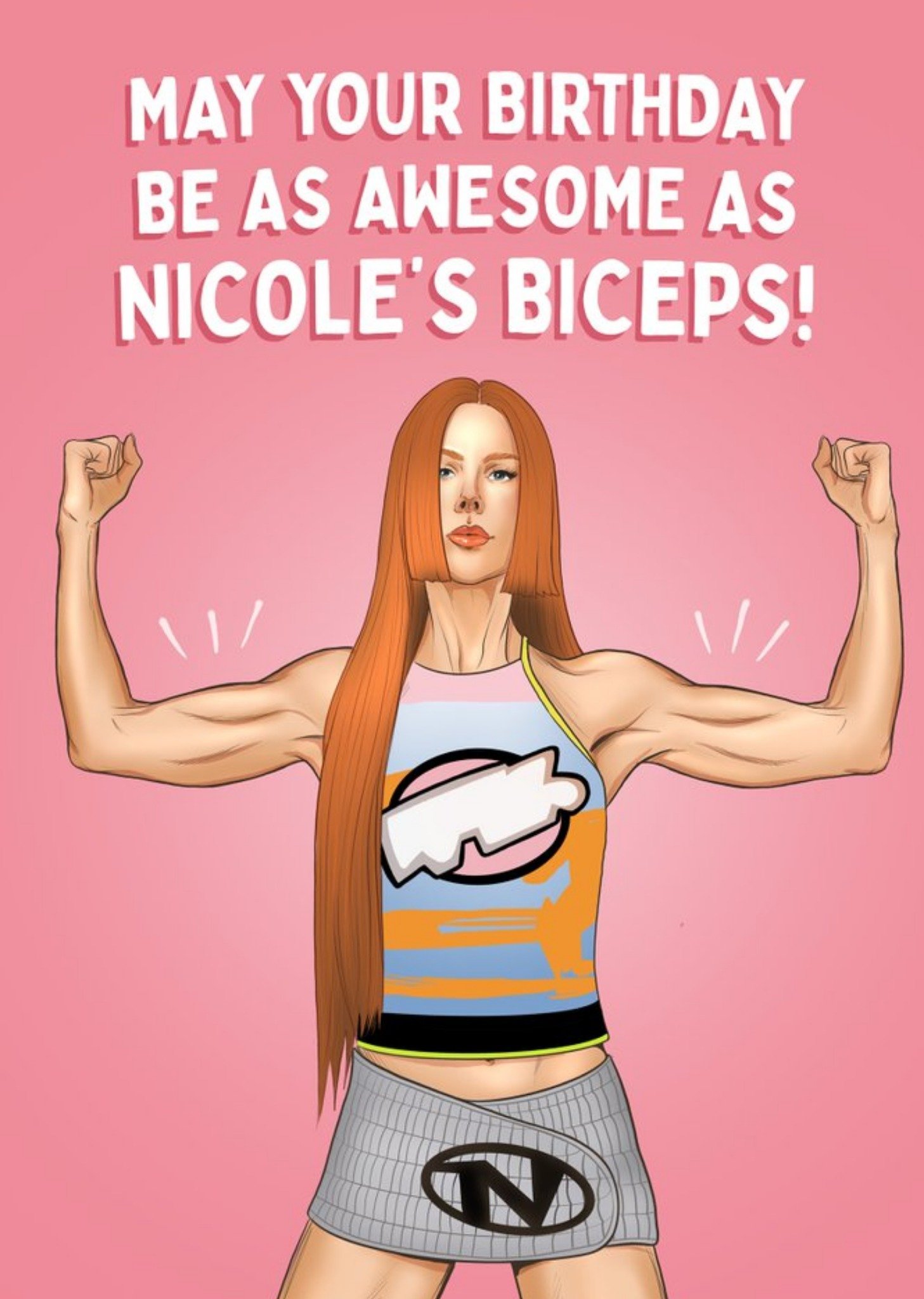 May Your Birthday Be As Awesome Biceps Card Ecard