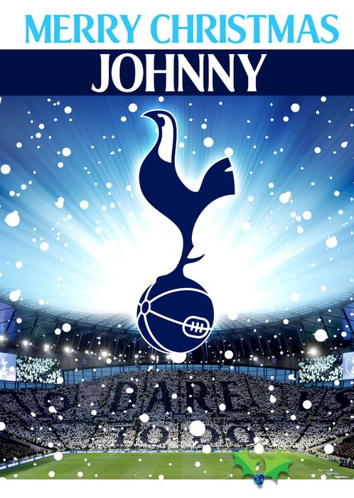Tottenham Hotspur FC Football Club Christmas Card
