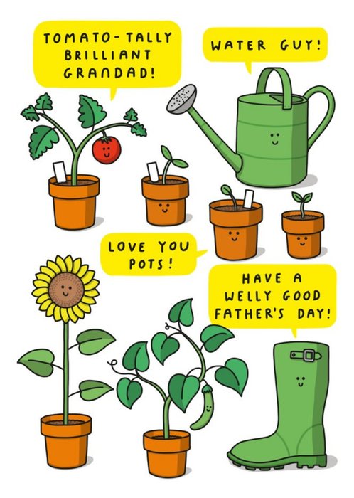 Mungo And Shoddy Funny Gardeners Father's Day Card