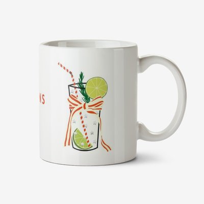 Let The Celebration Be Gin Christmas Mug