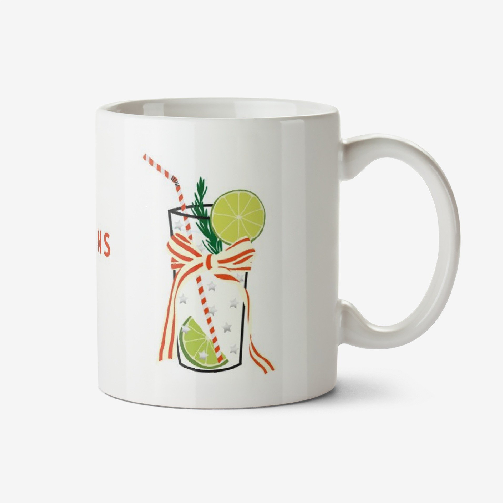 Let The Celebration Be Gin Christmas Mug Ceramic Mug