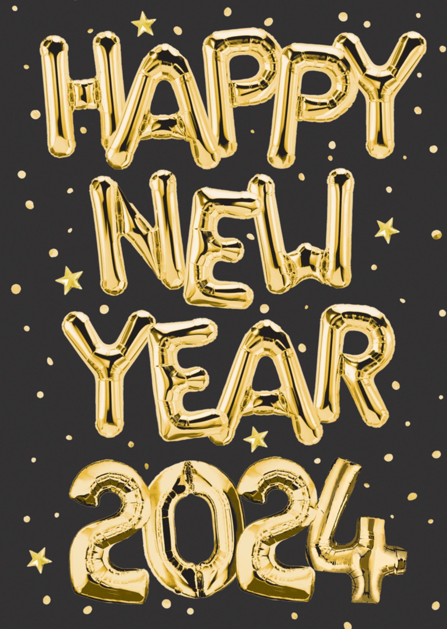 Moonpig Happy New Year 2024 Card, Large