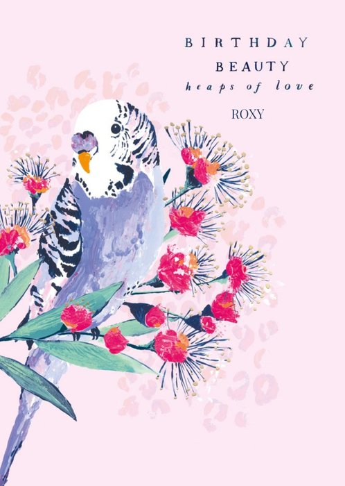 Hotchpotch Bird Floral Illustrated Birthday Card