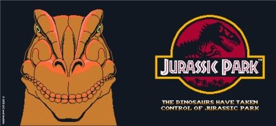 Jurassic Park Retro 8-Bit The Dinosaurs Have Taken Control Mug