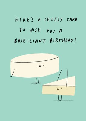 UKG Cheese Brie Birthday Card