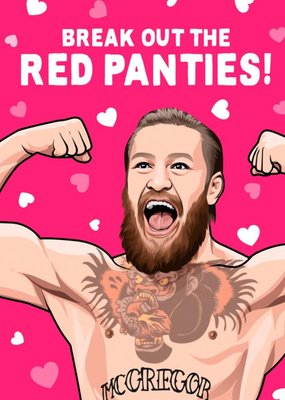 Break Out The Red Panties Sport Celebrity Card