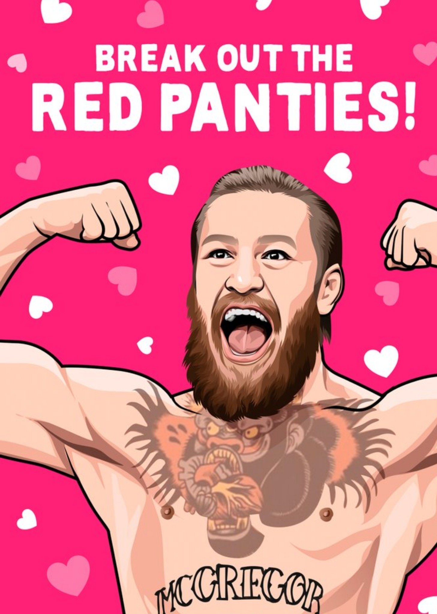 All Things Banter Break Out The Red Panties Sport Celebrity Card, Large