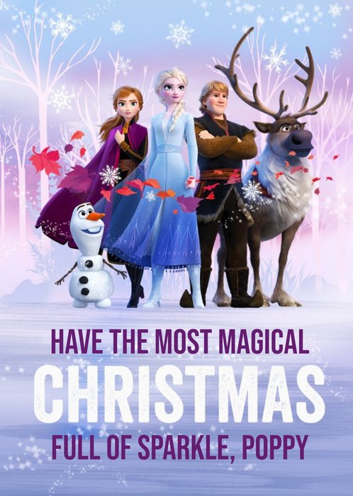 Disney Frozen 2 Magical Christmas Card