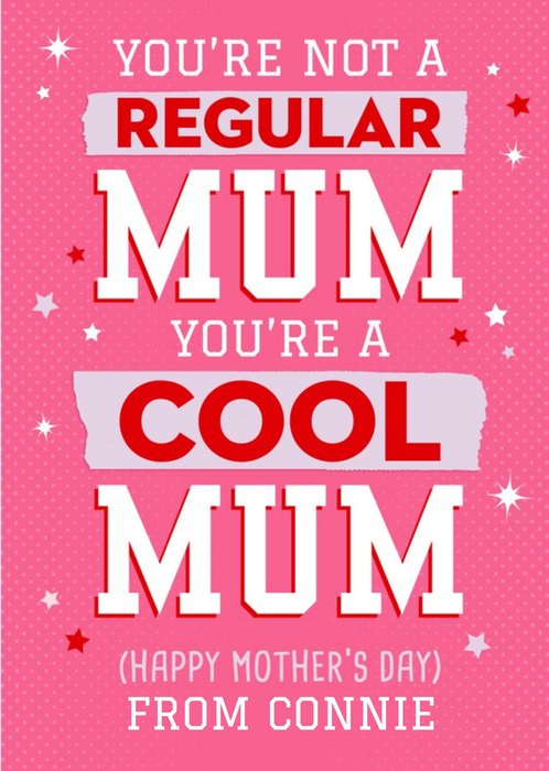 Mean Girls You're A Cool Mum Mother's Day Card