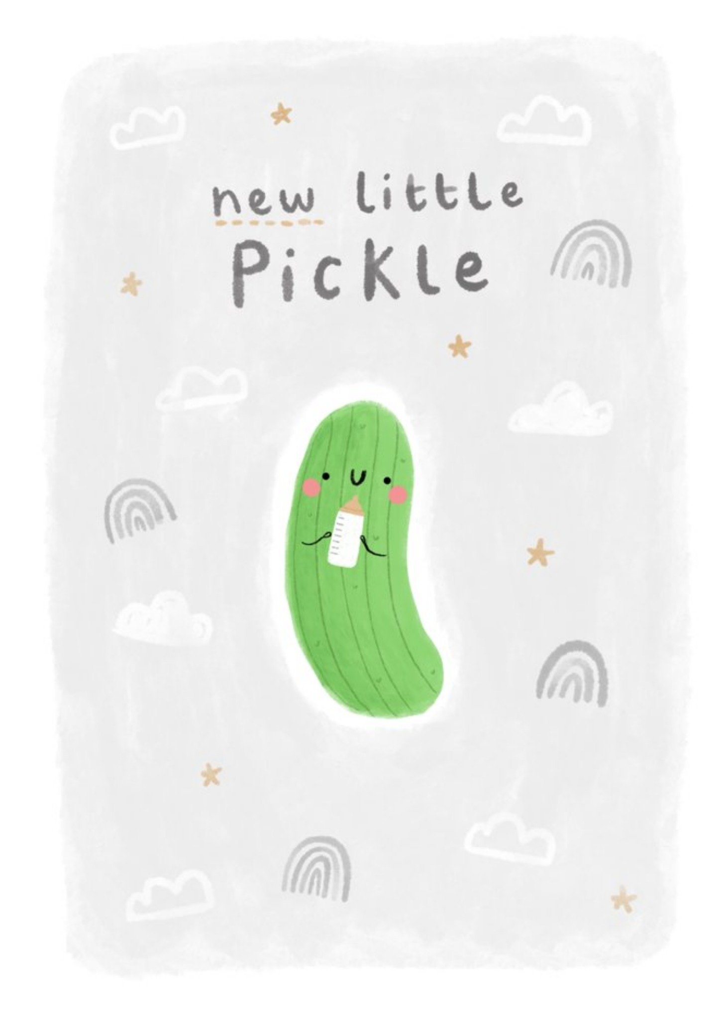 Moonpig Jess Moorhouse Cute Illustrated New Little Pickle Card Ecard