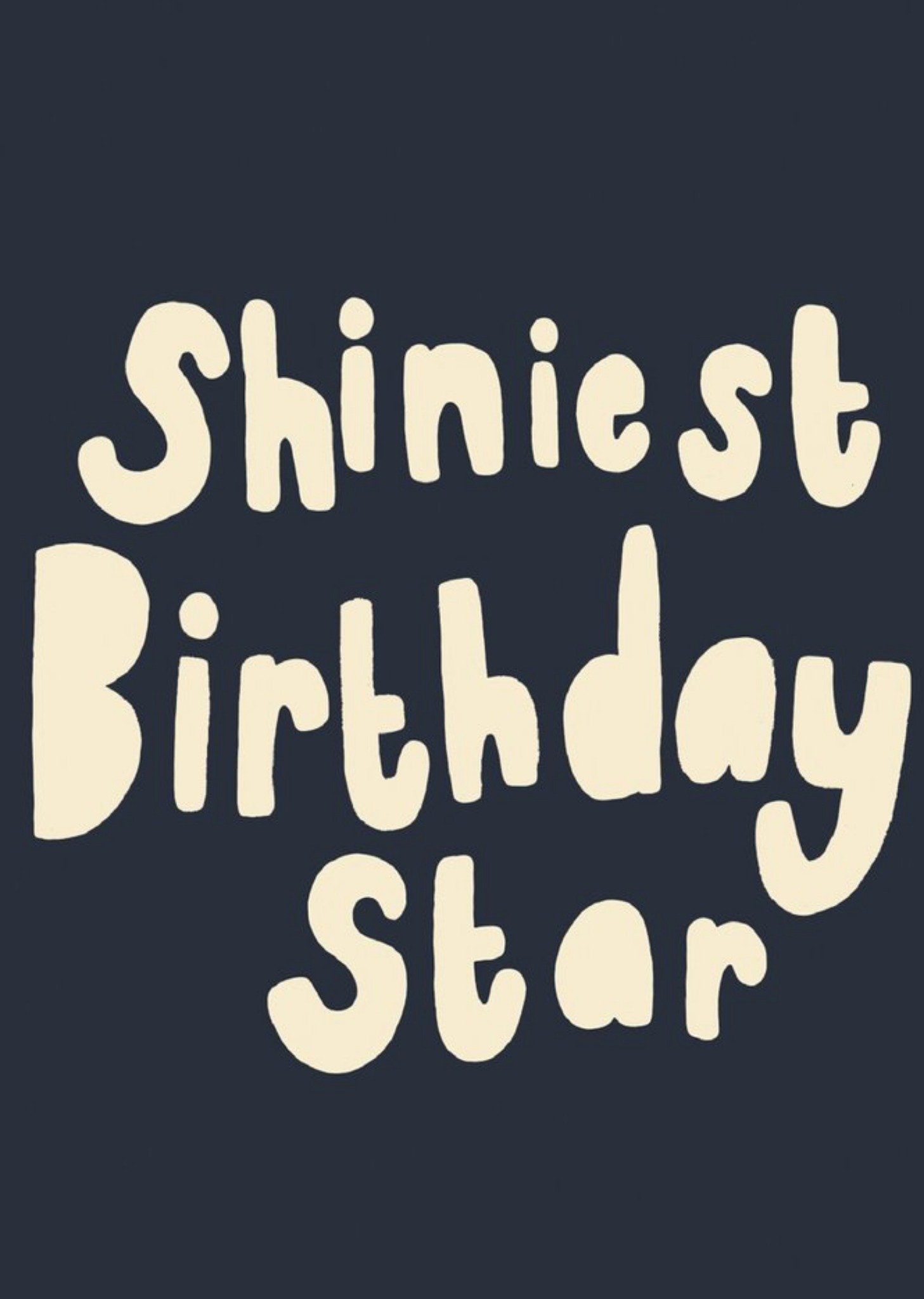 Sooshichacha Shiniest Birthday Star Card, Large