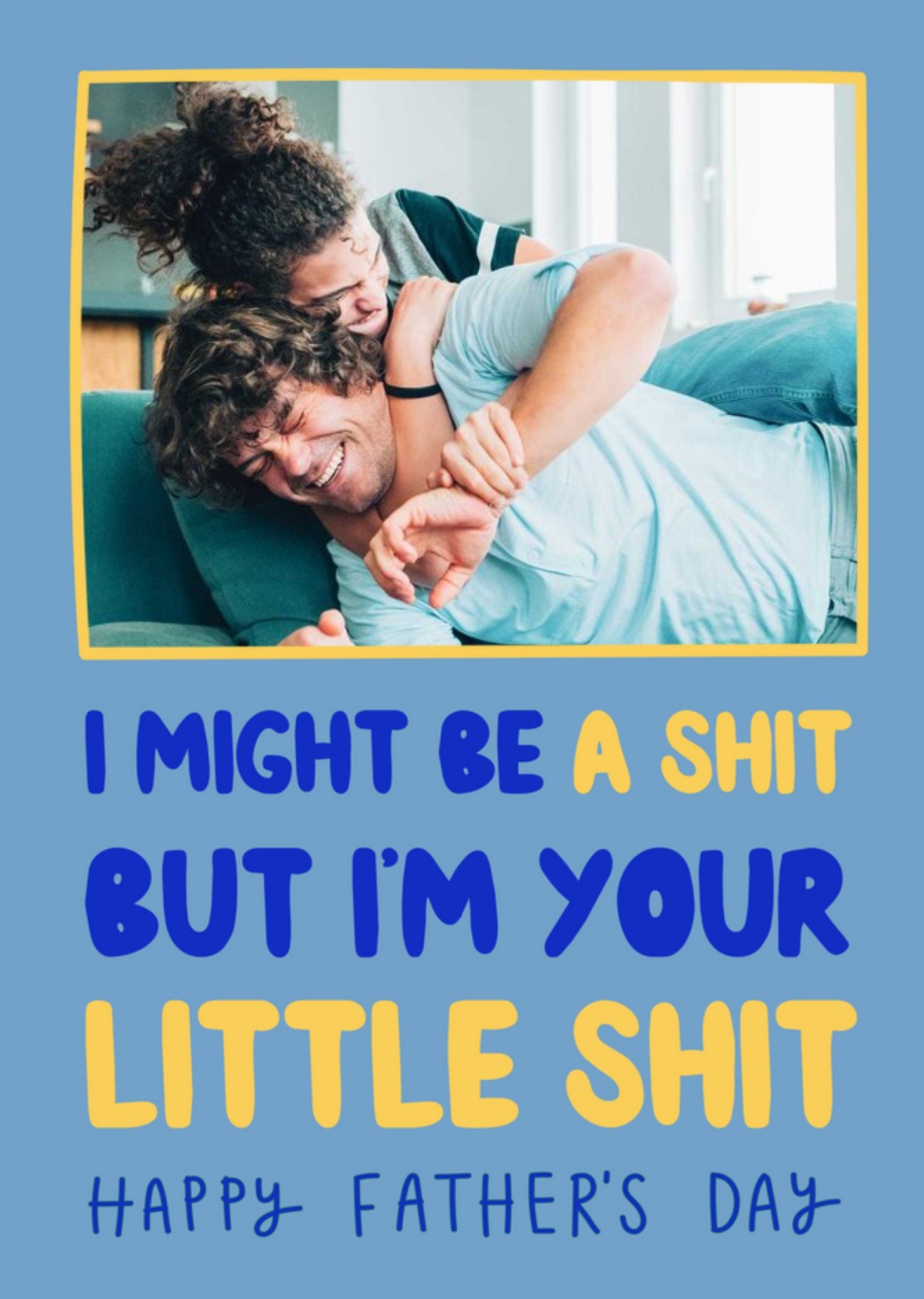 Humorous Father's Day Photo Upload Card Ecard