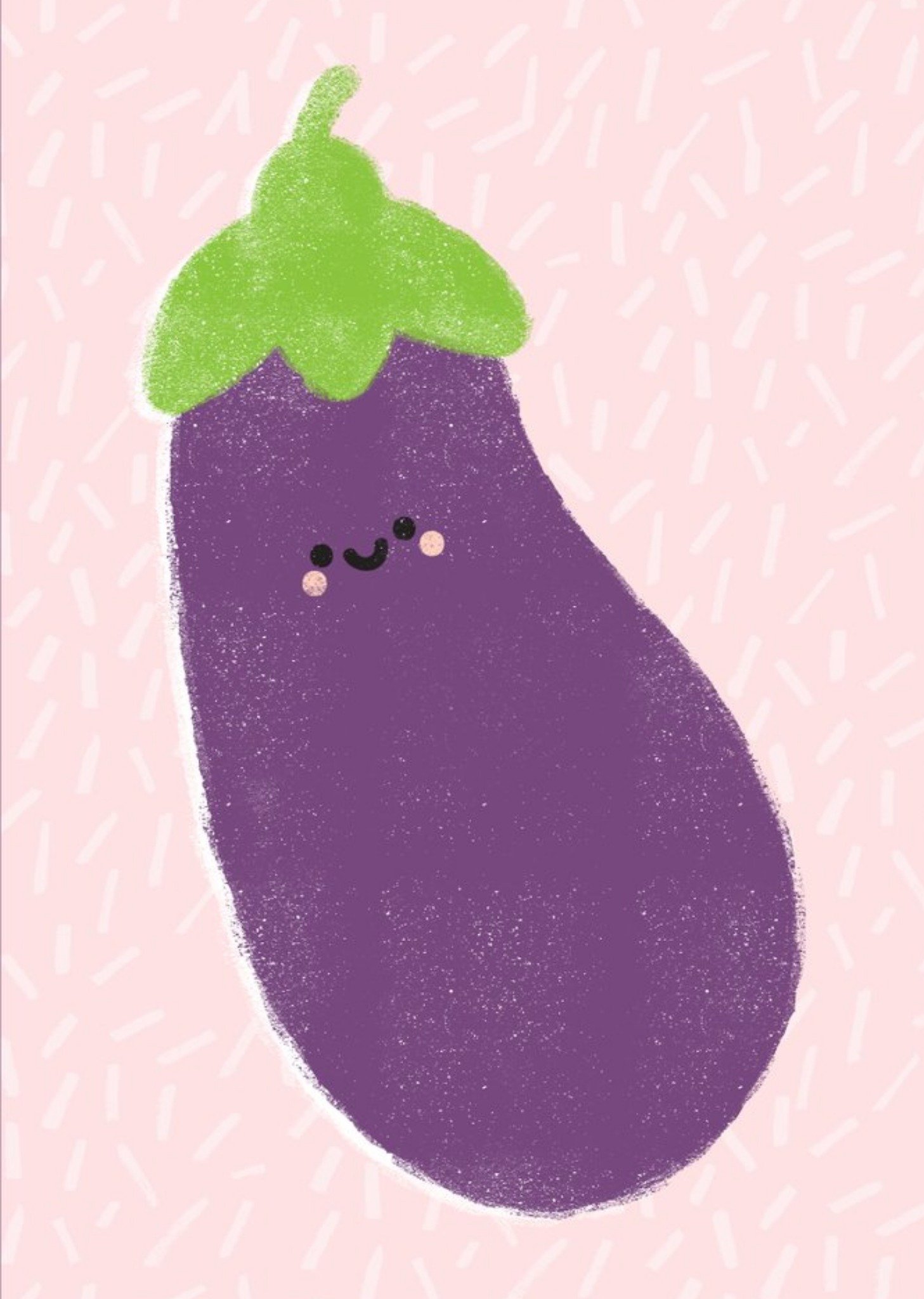 Feeling Fruity Aubergine Card Ecard