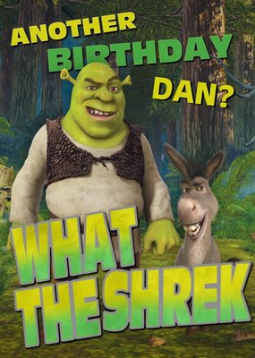 What The Shrek Birthday Card