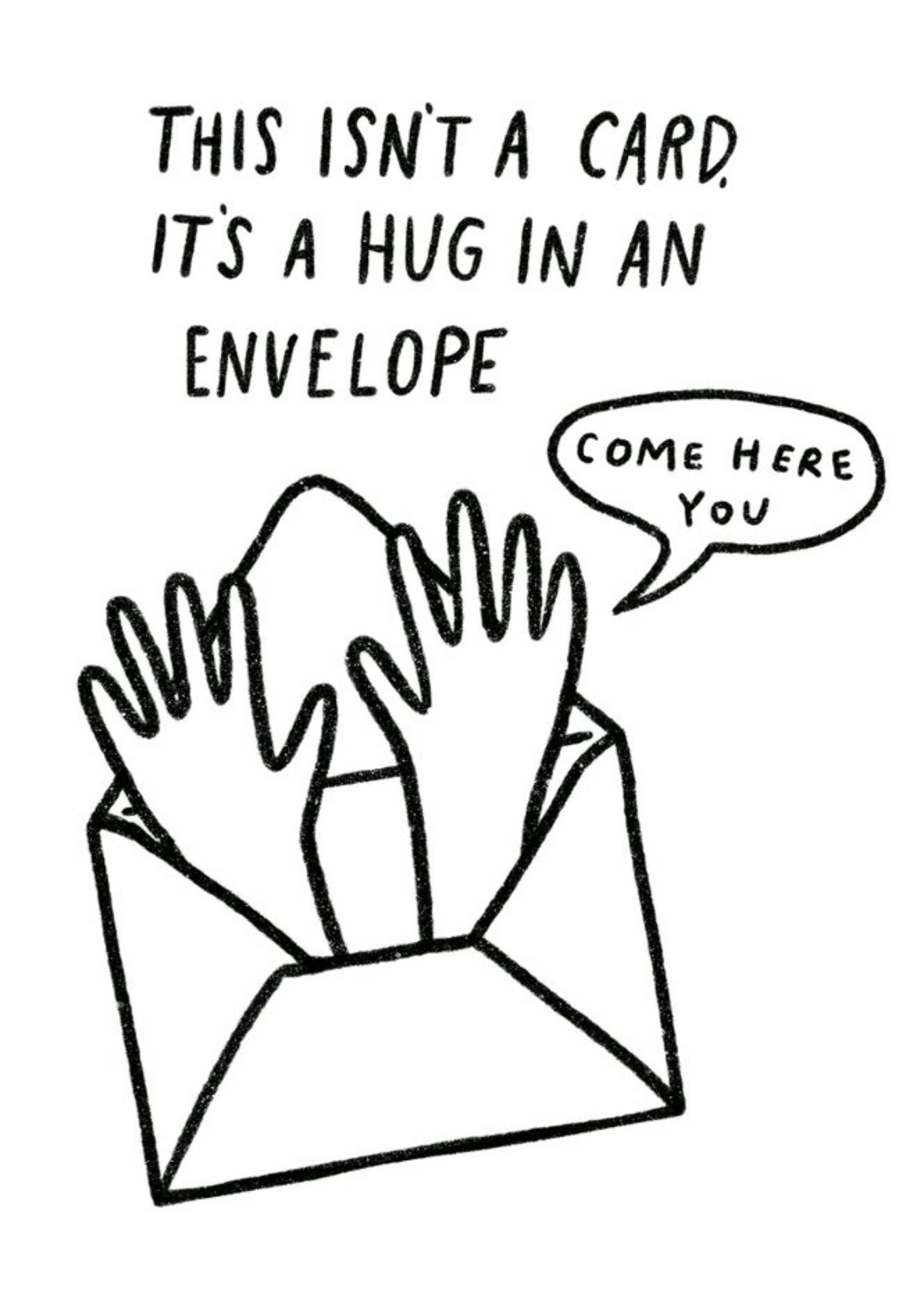 Moonpig Pigment Hug In An Envelope Birthday Card, Large