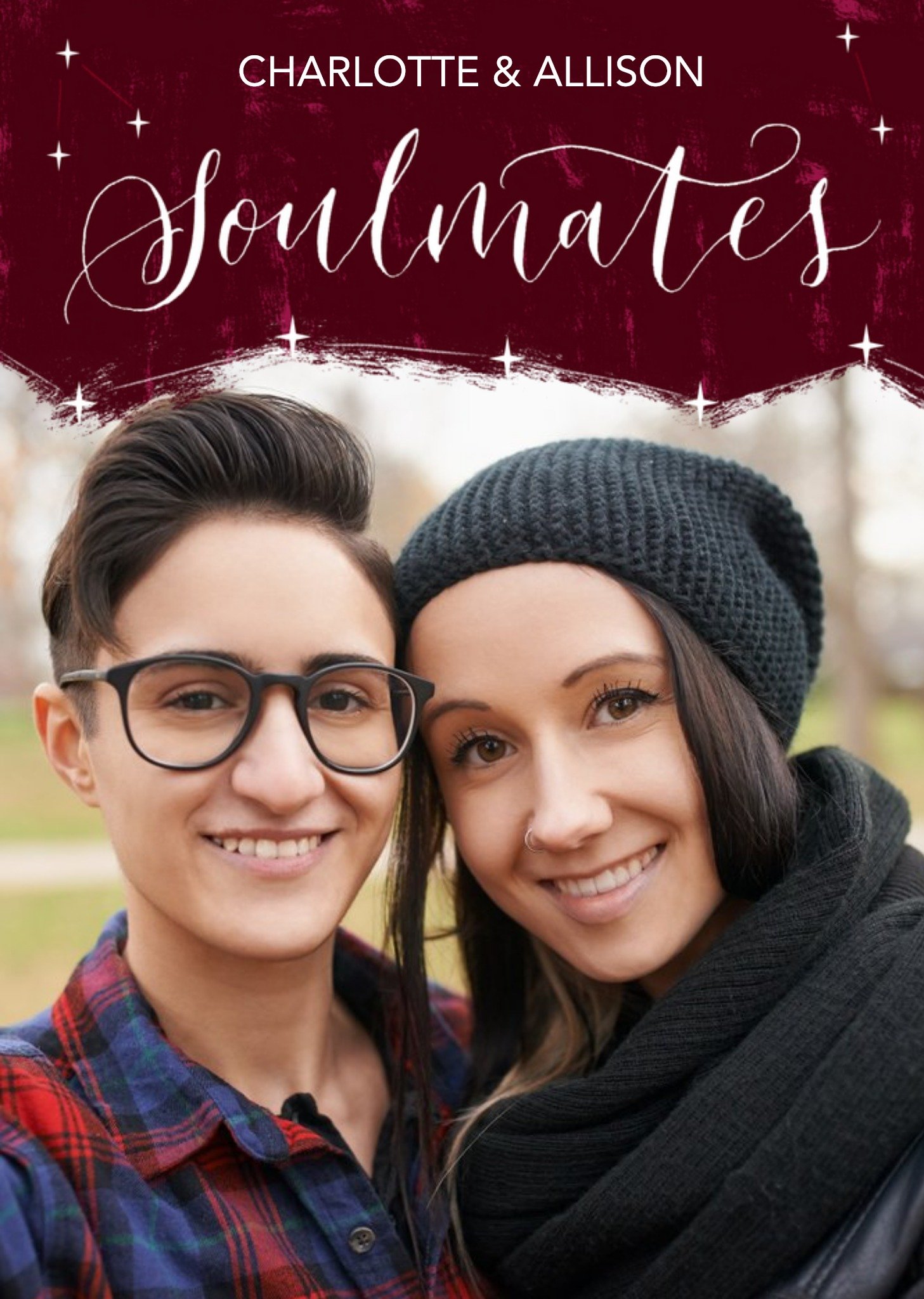 Soulmates Photo Upload Card Ecard