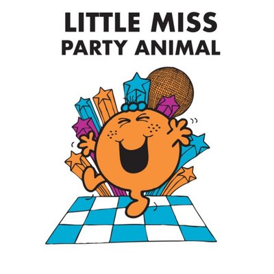 Little Miss Party Animal Card