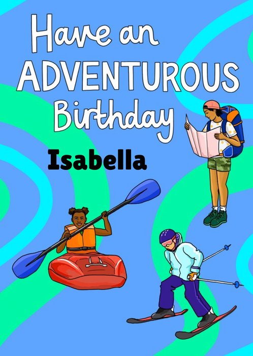 Happy Adventurous Birthday Card