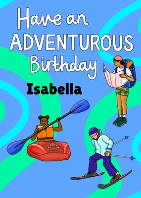 Happy Adventurous Birthday Card
