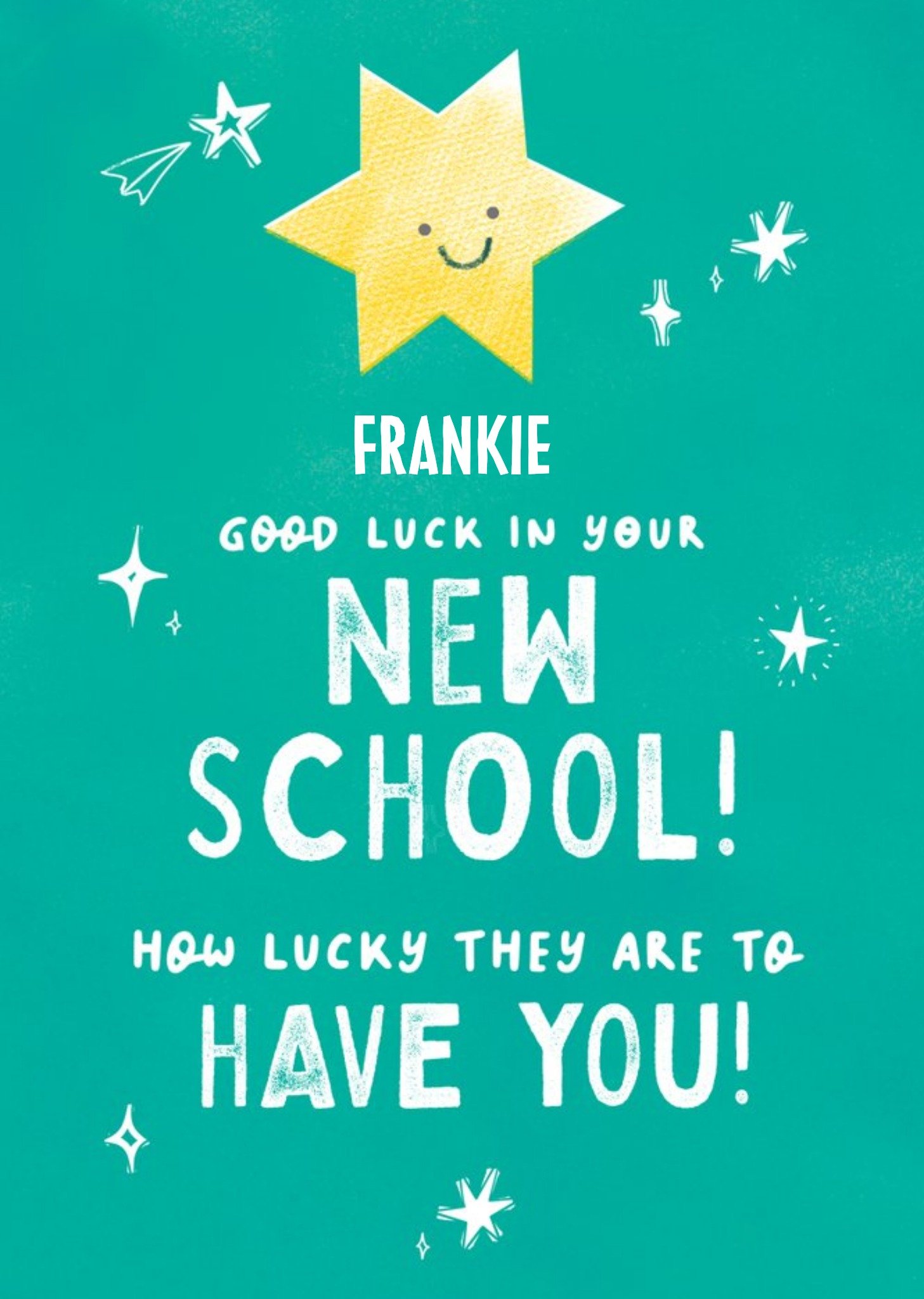 Editable New School Card Ecard