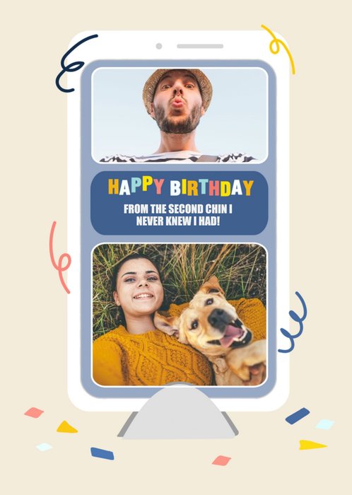 Topical Isolation Facetime Photo Upload Birthday Postcard