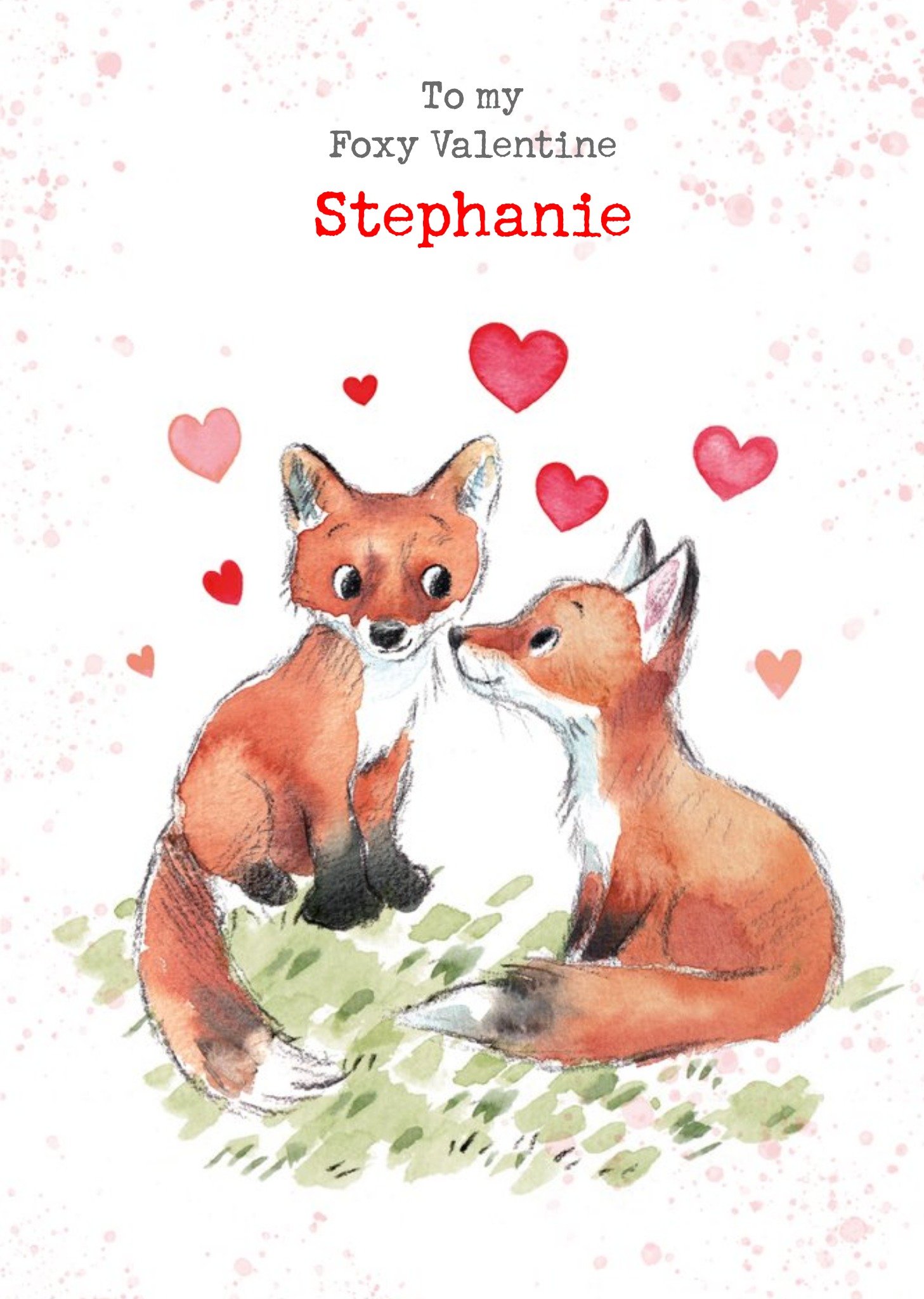 Moonpig To My Foxy Valentine Card Ecard