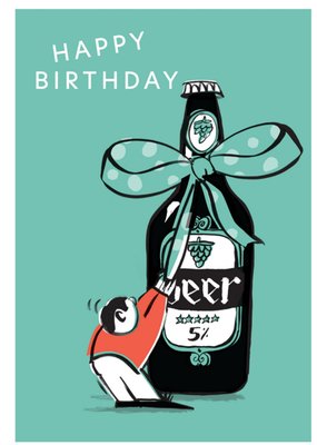 Beer Birthday Card