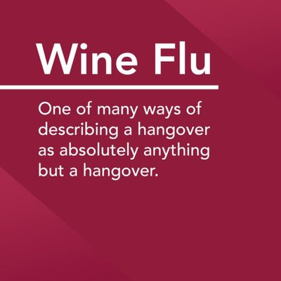 Alternative Type Wine Flu Definition Card