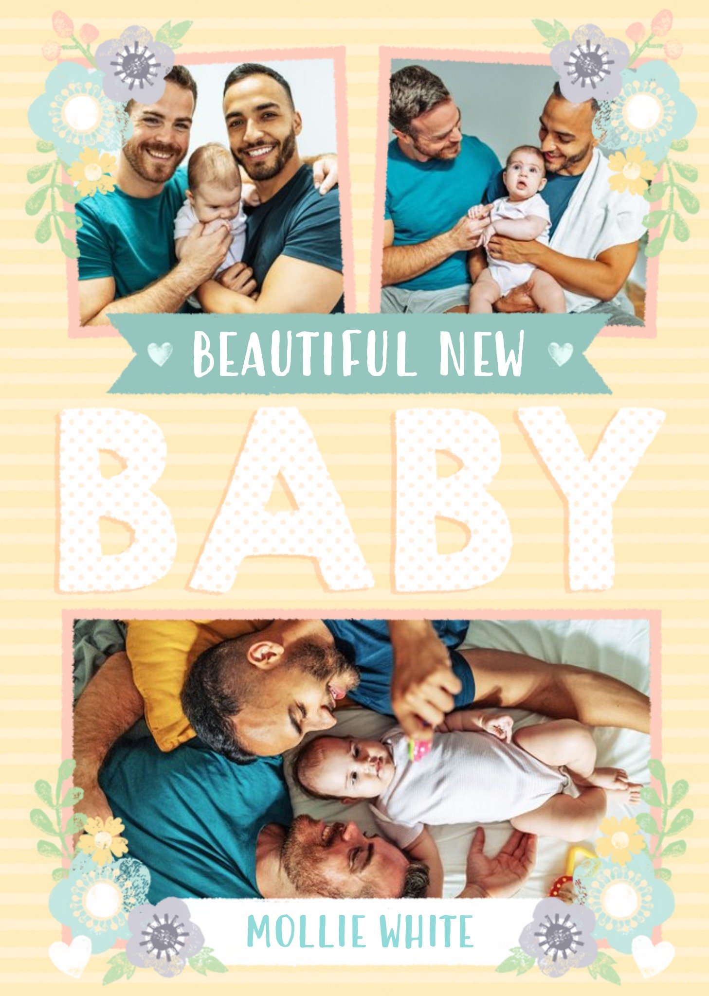 New Baby Card - Photo Upload