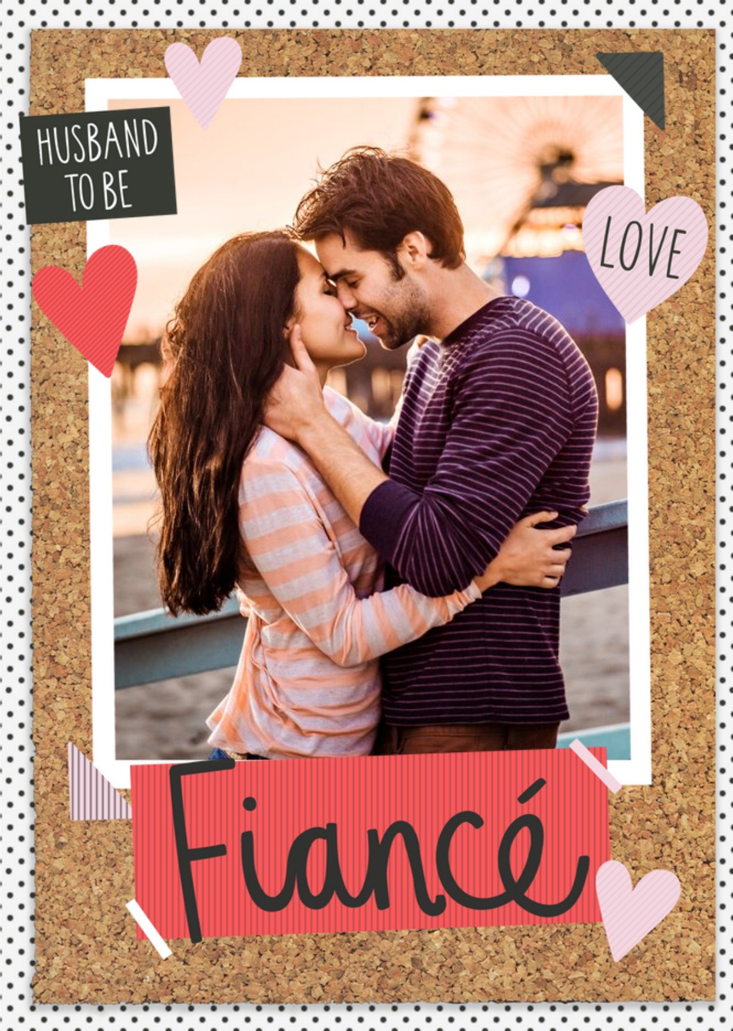 Pinboard Fiancé Photo Upload Card Ecard