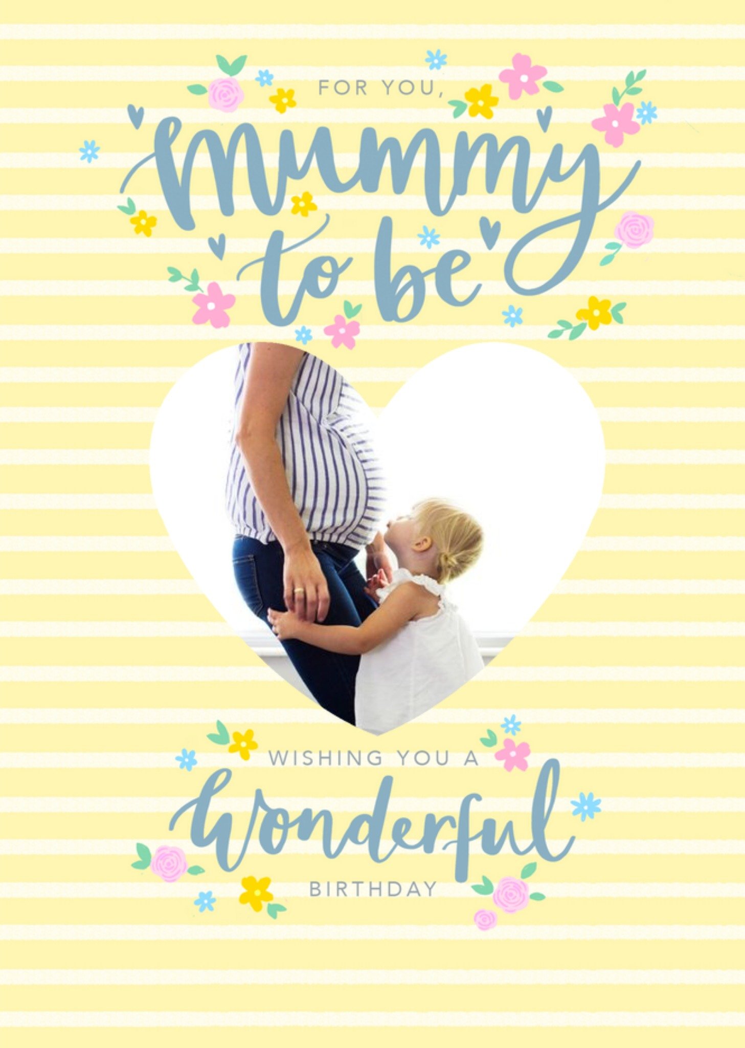 Mummy To Be Photo Upload Birthday Card Ecard