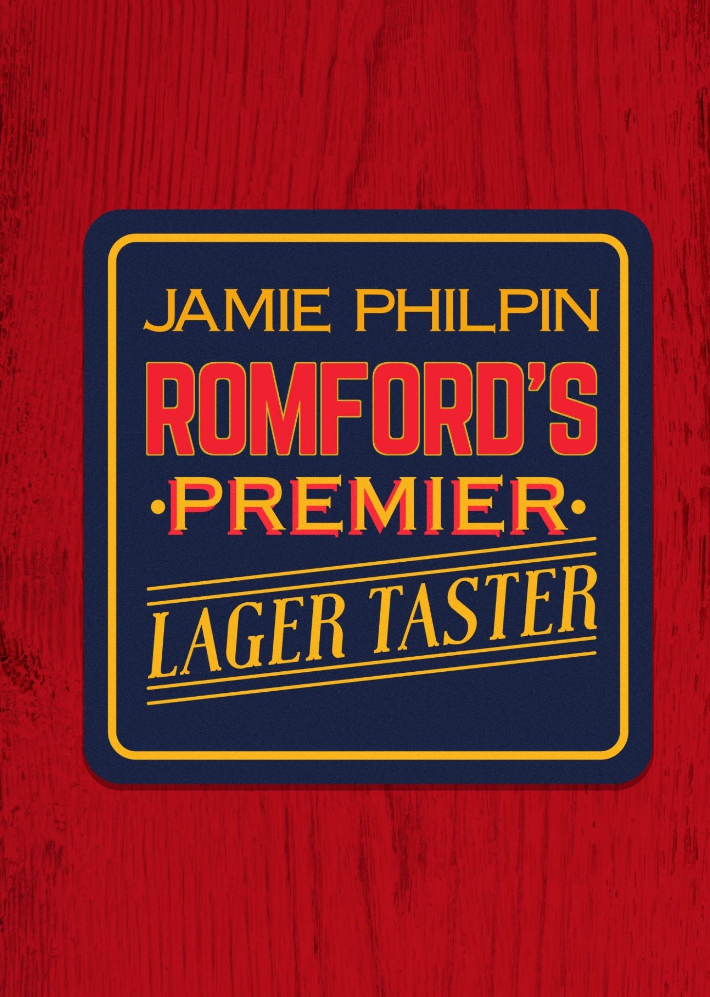 Down The Local - Beer Mats - Premier, Lager Taster