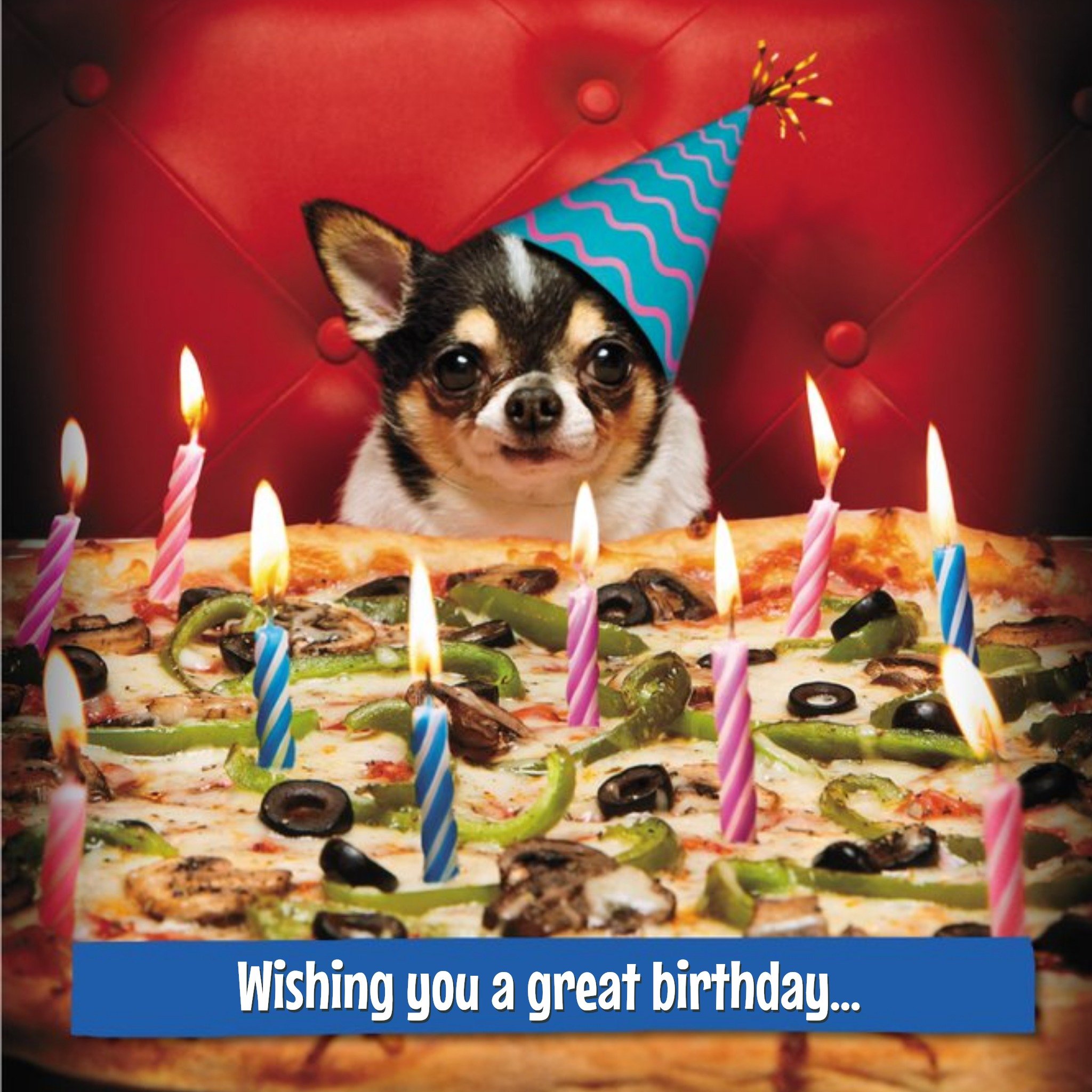 Birthday Card - Wishing You A Great Birthday, Square