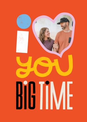 Kate Smith Co. Heart You Big Time Photo Upload Anniversary Card