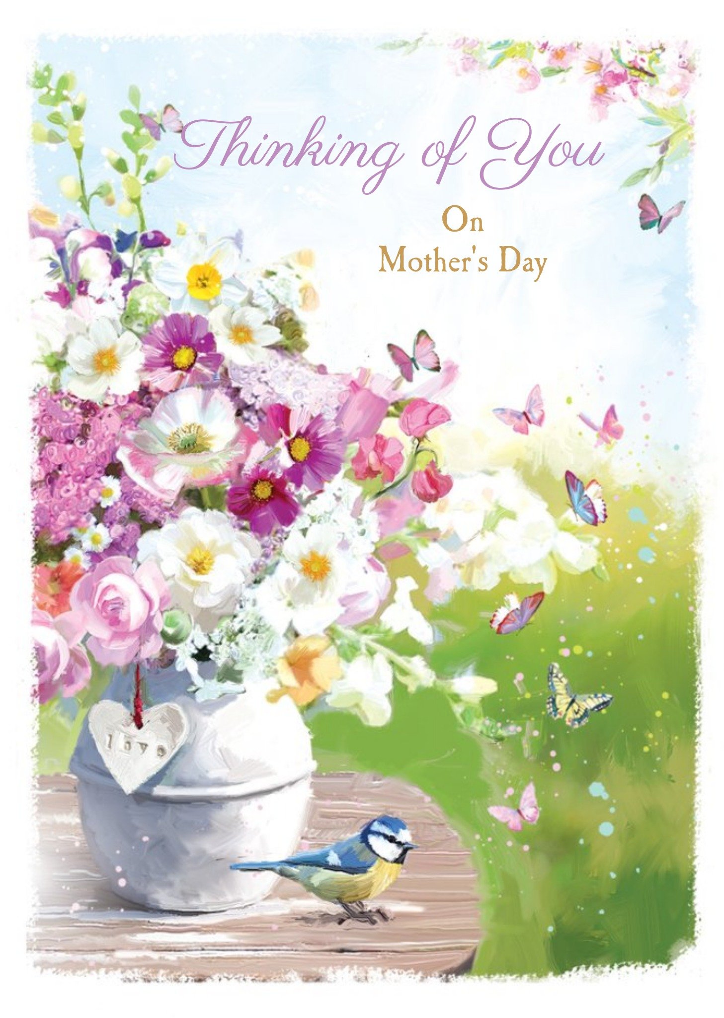 Ling Design Bunches Of Spring Flowers Thinking Of You Mothers Day Card Ecard