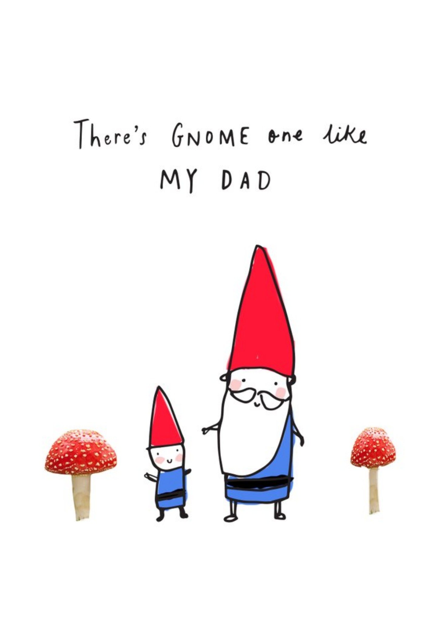 Gnome Dad Personalised Happy Father's Day Ecard