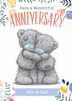 Me To You Tatty Teddy Have A Wonderful Anniversary Mum And Dad