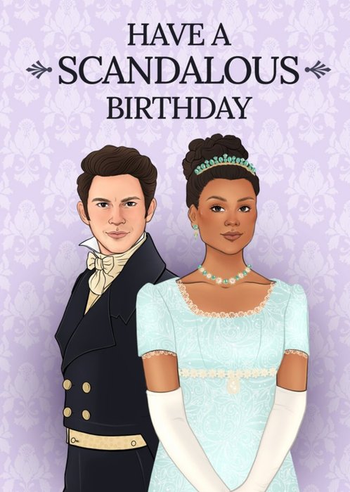 Have a Scandalous Birthday Illustrated Card